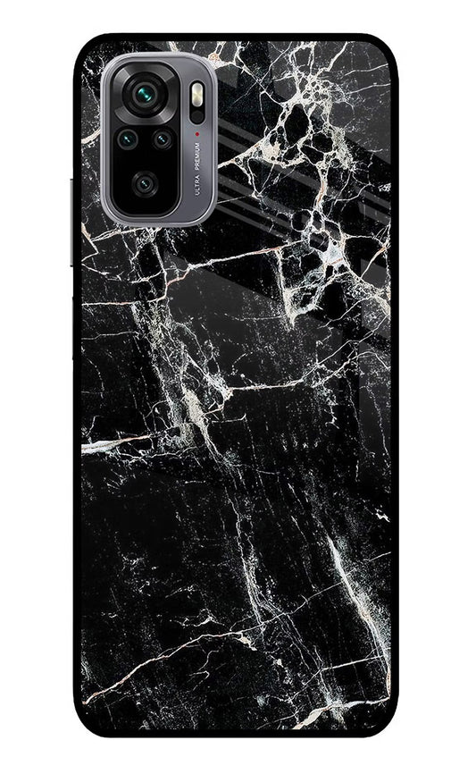 Black Marble Texture Redmi Note 11 SE Glass Case