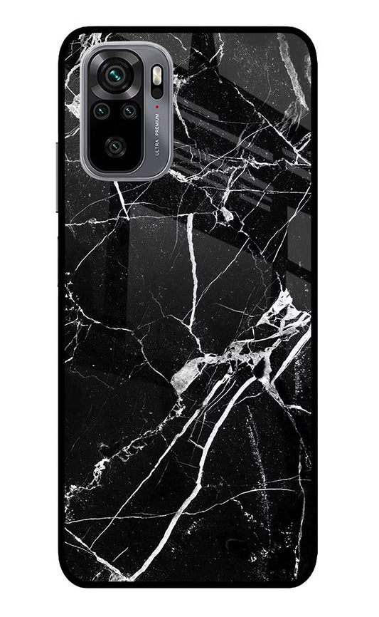 Black Marble Pattern Redmi Note 11 SE Glass Case