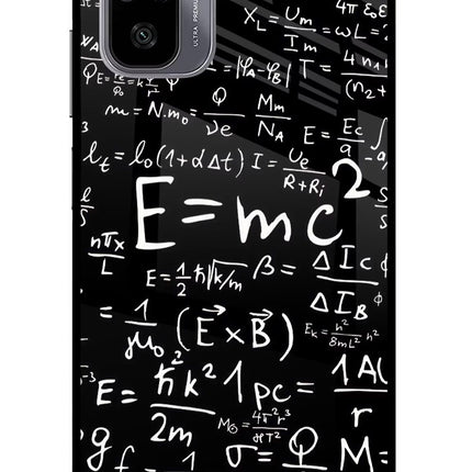 Physics Formula Redmi Note 11 SE Glass Case Back Cover by Casekaro