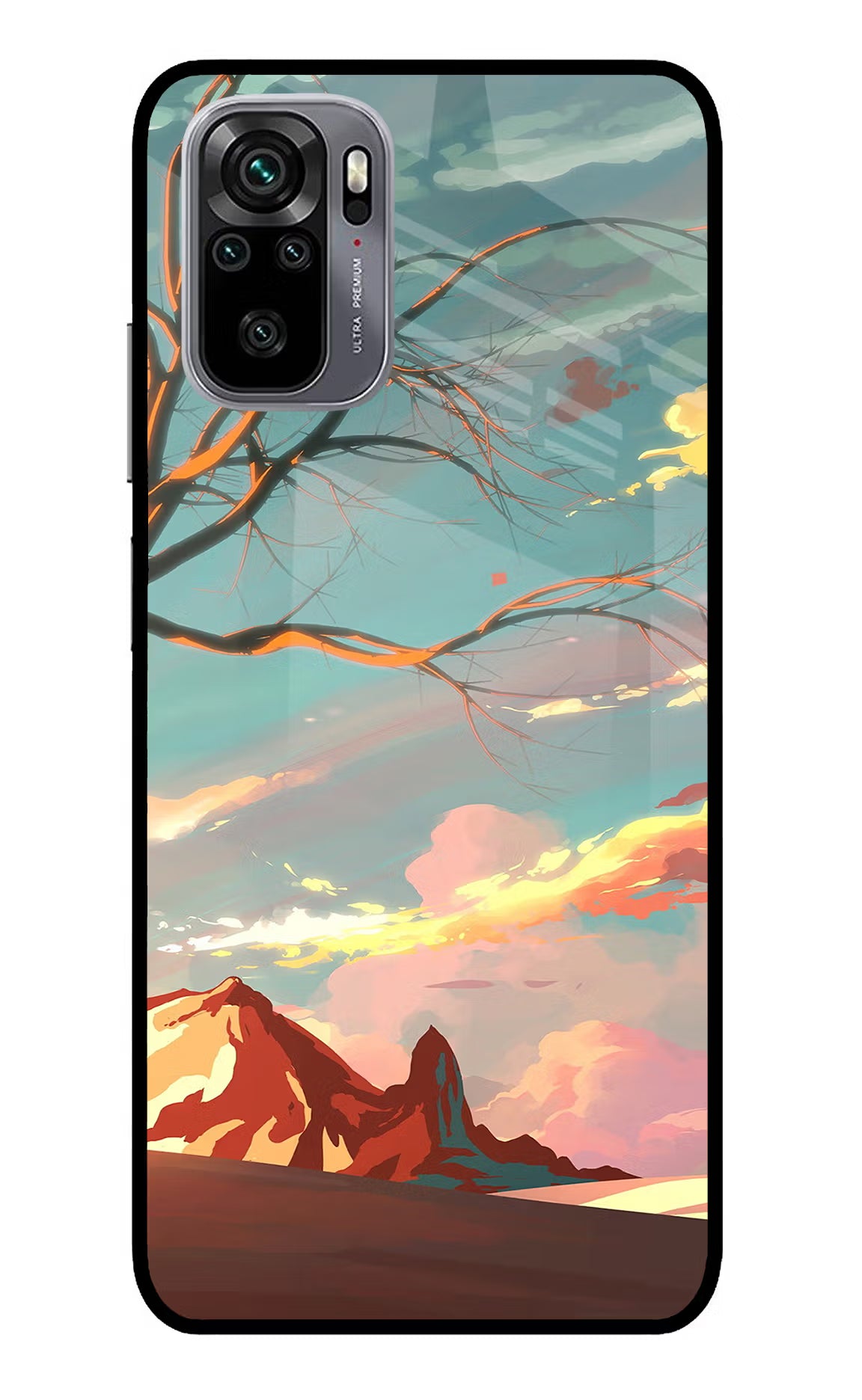 Scenery Redmi Note 11 SE Glass Case Back Cover by Casekaro