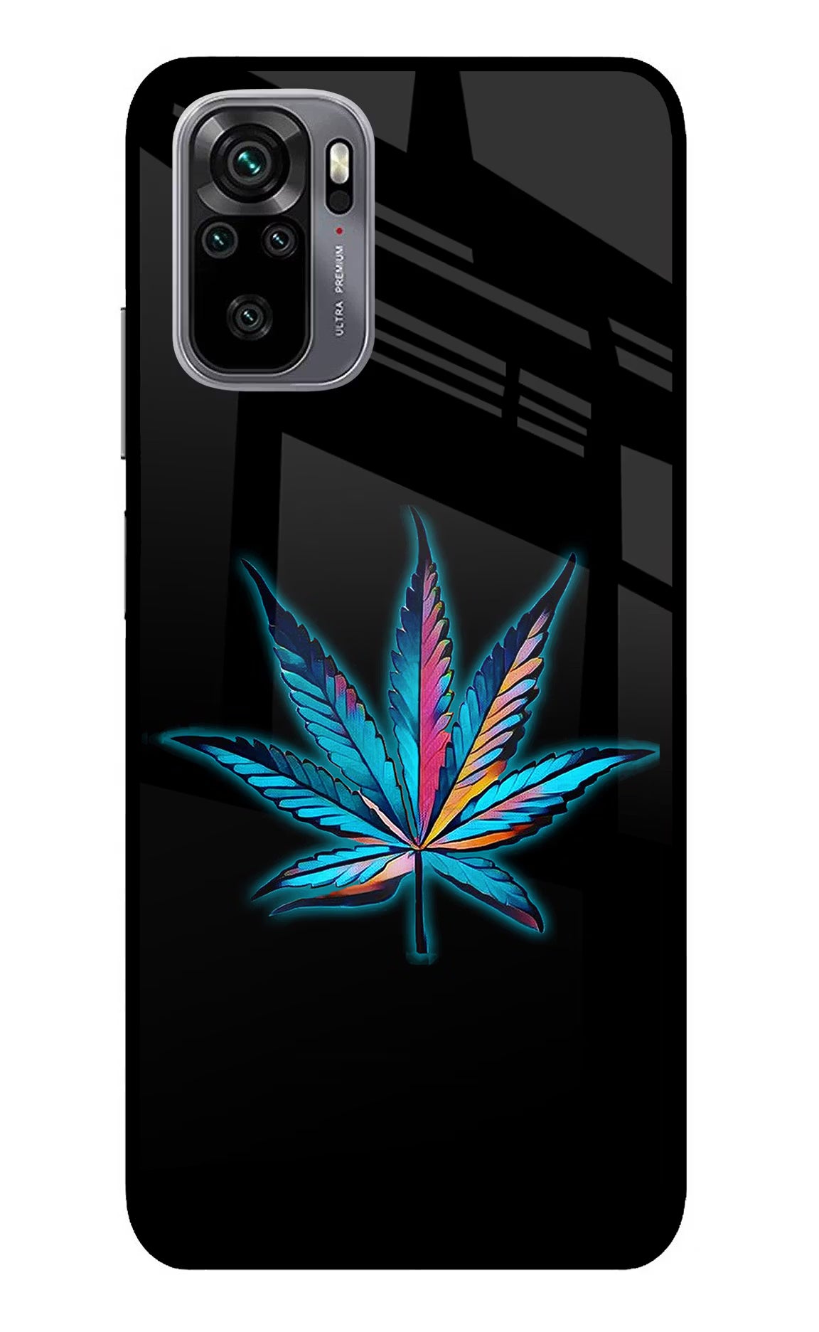 Weed Redmi Note 11 SE Glass Case Back Cover by Casekaro