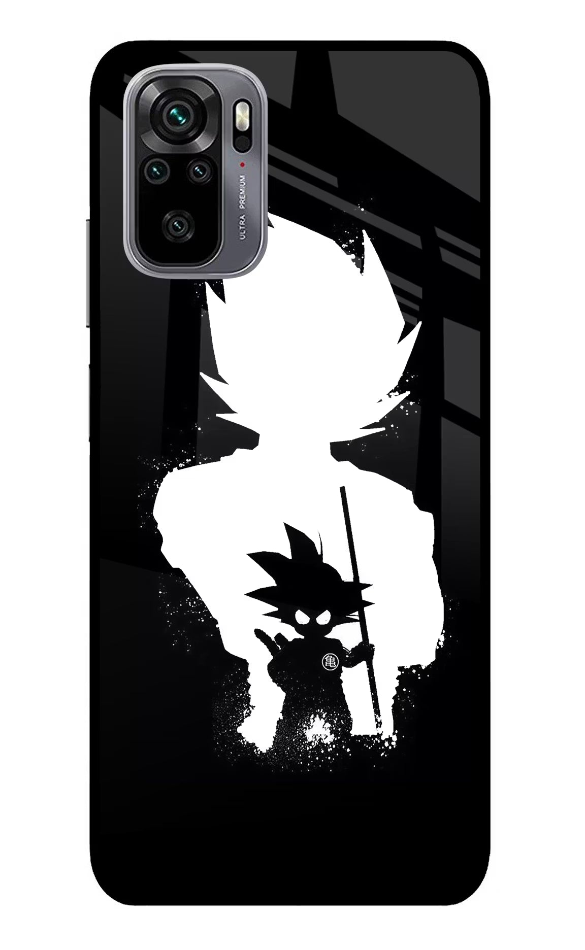 Goku Shadow Redmi Note 11 SE Glass Case Back Cover by Casekaro