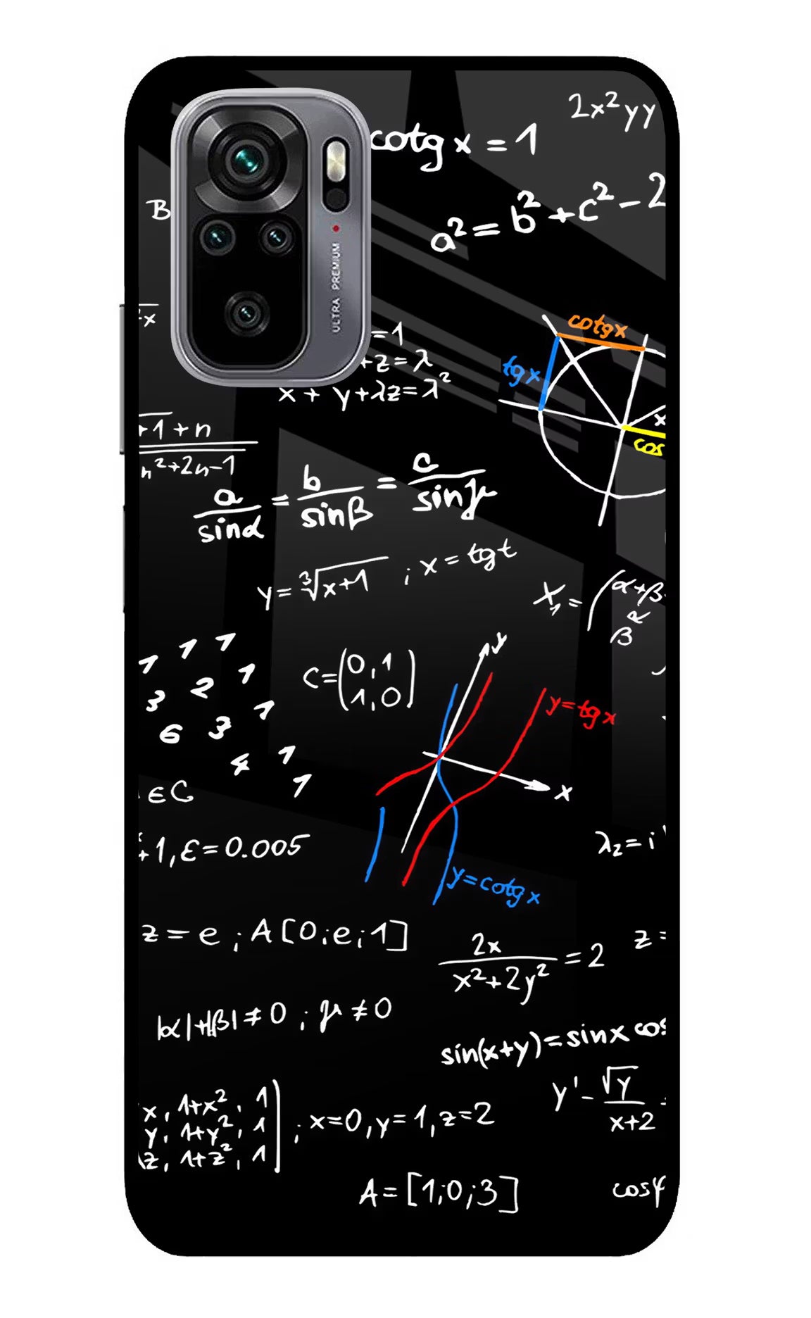 Mathematics Formula Redmi Note 11 SE Glass Case Back Cover by Casekaro