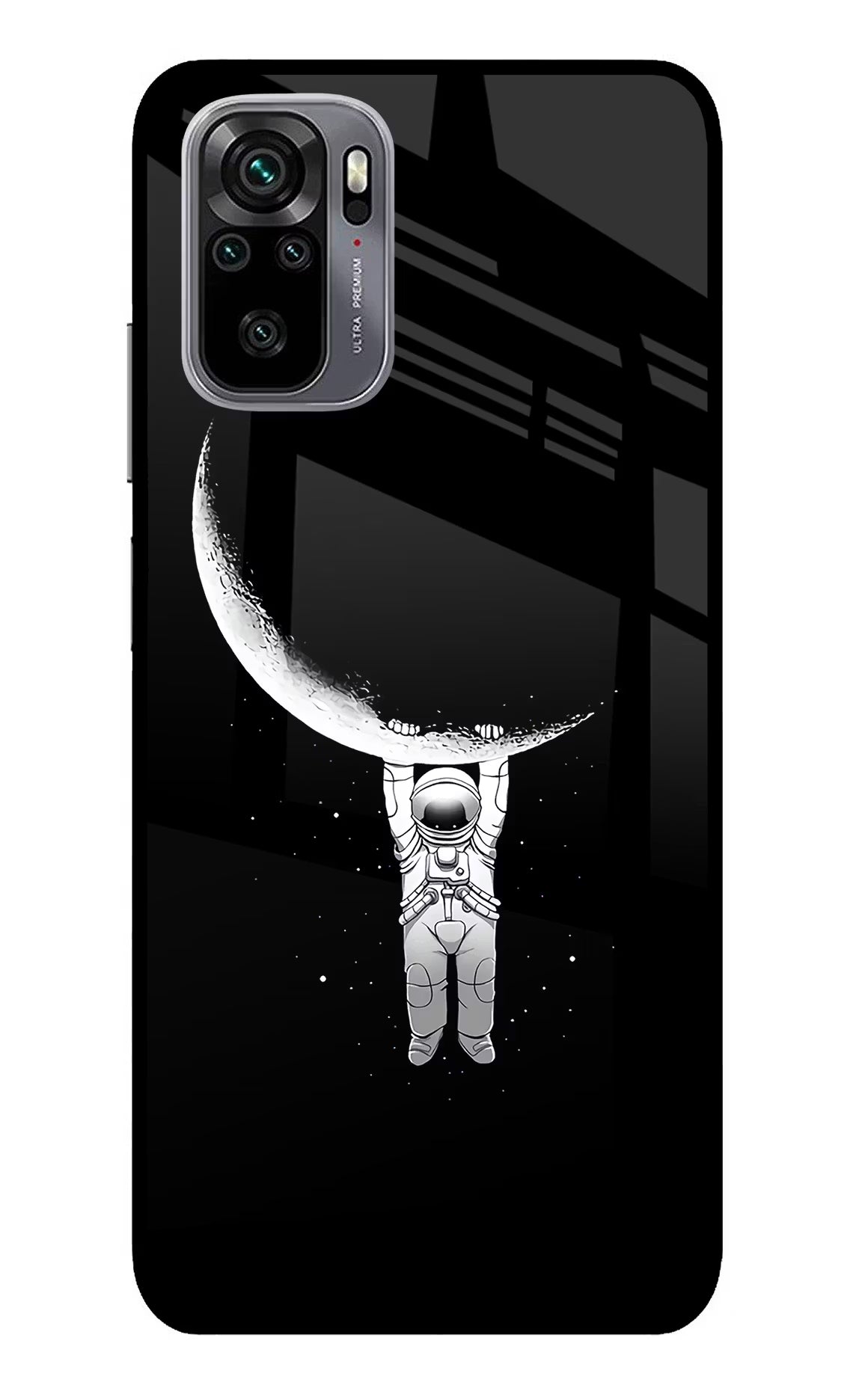 Moon Space Redmi Note 11 SE Glass Case Back Cover by Casekaro