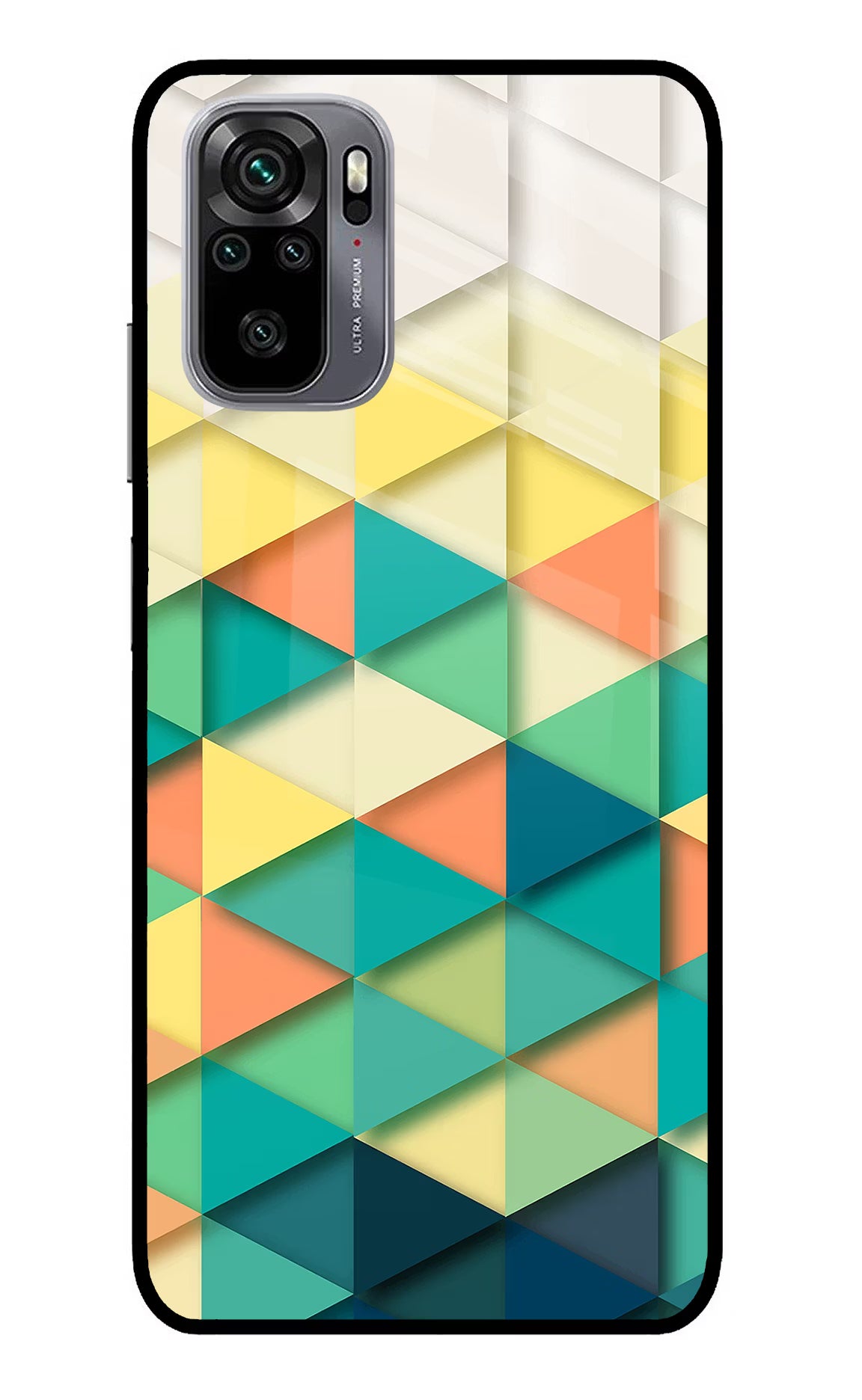 Abstract Redmi Note 11 SE Glass Case Back Cover by Casekaro