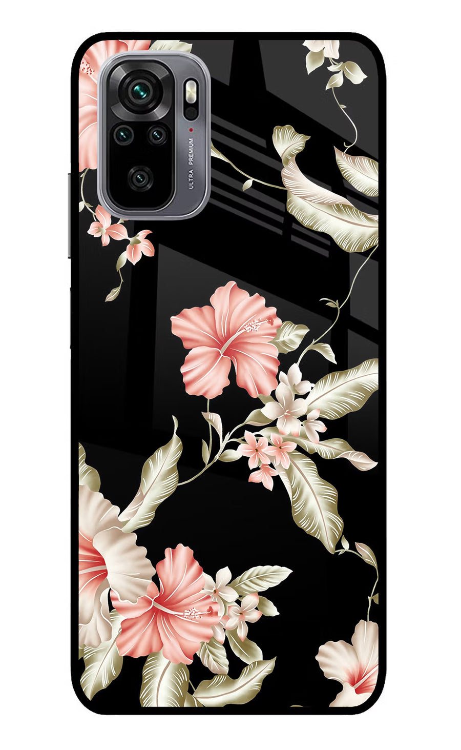 Flowers Redmi Note 11 SE Back Cover, Glass case