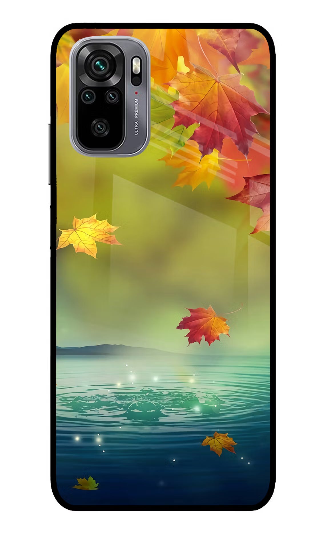 Flowers Redmi Note 11 SE Glass Case Back Cover by Casekaro