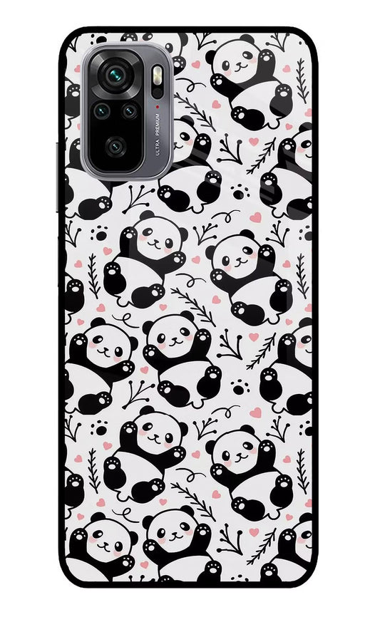 Cute Panda Redmi Note 11 SE Glass Case