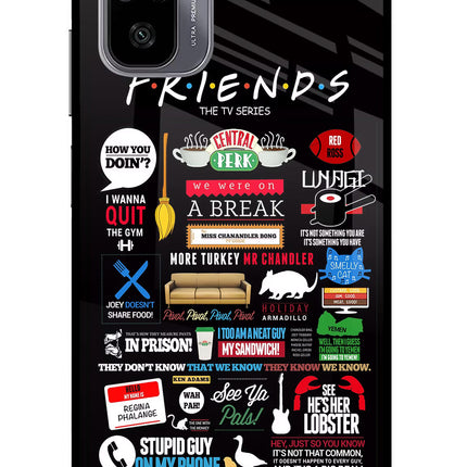 FRIENDS Redmi Note 11 SE Glass Case
