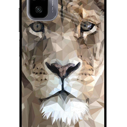 Lion Art Redmi Note 11 SE Glass Case