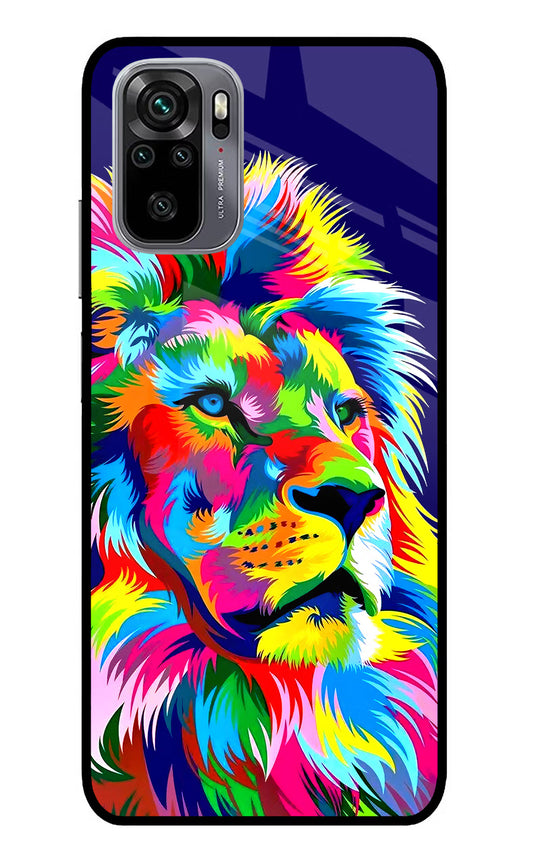 Vector Art Lion Redmi Note 11 SE Glass Case