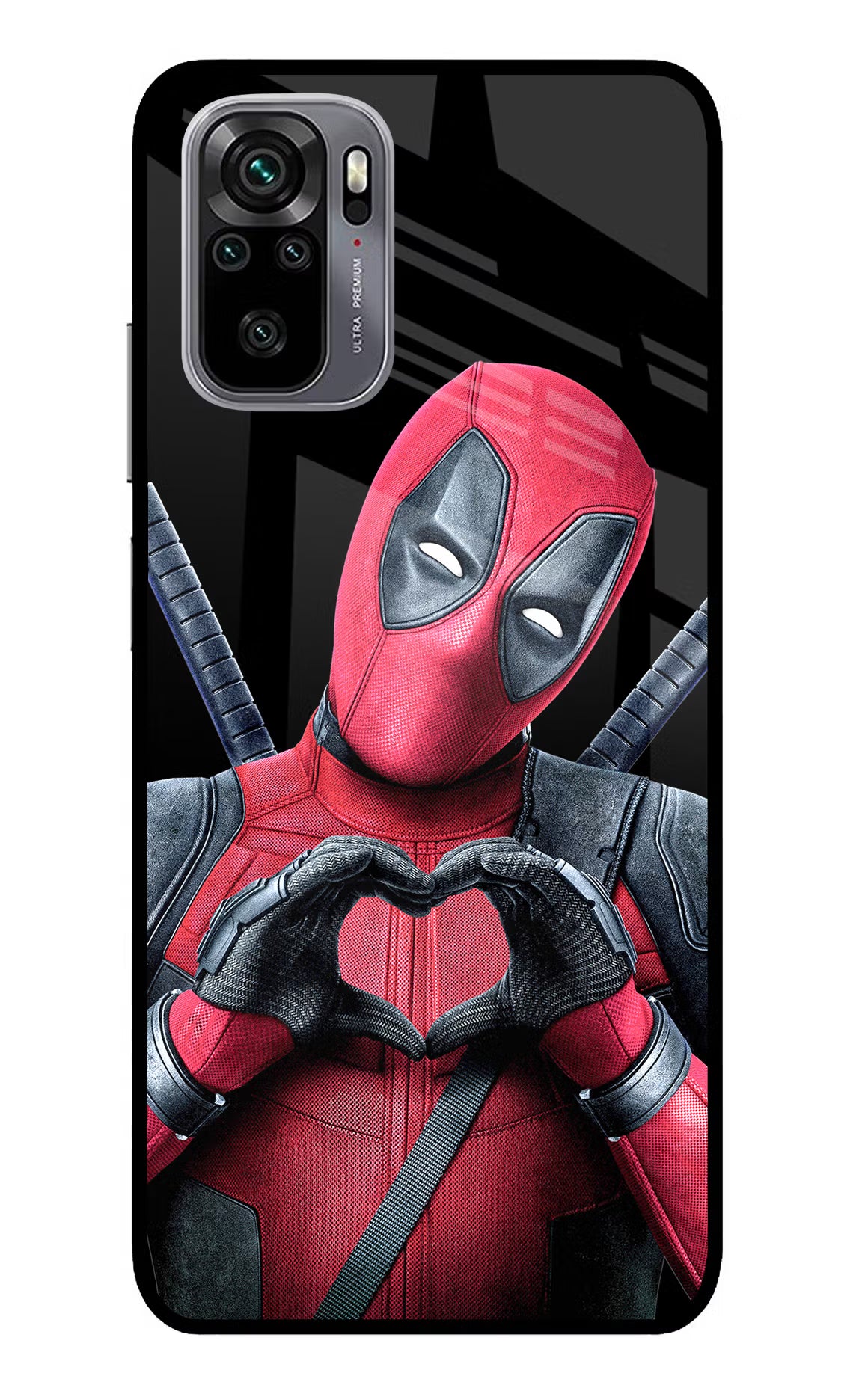 Deadpool Redmi Note 11 SE Glass Case Back Cover by Casekaro