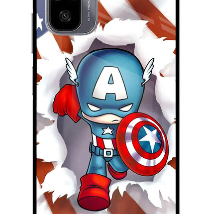Captain America Redmi Note 11 SE Glass Case