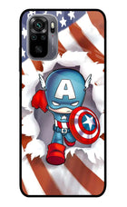 Captain America Redmi Note 11 SE Glass Case