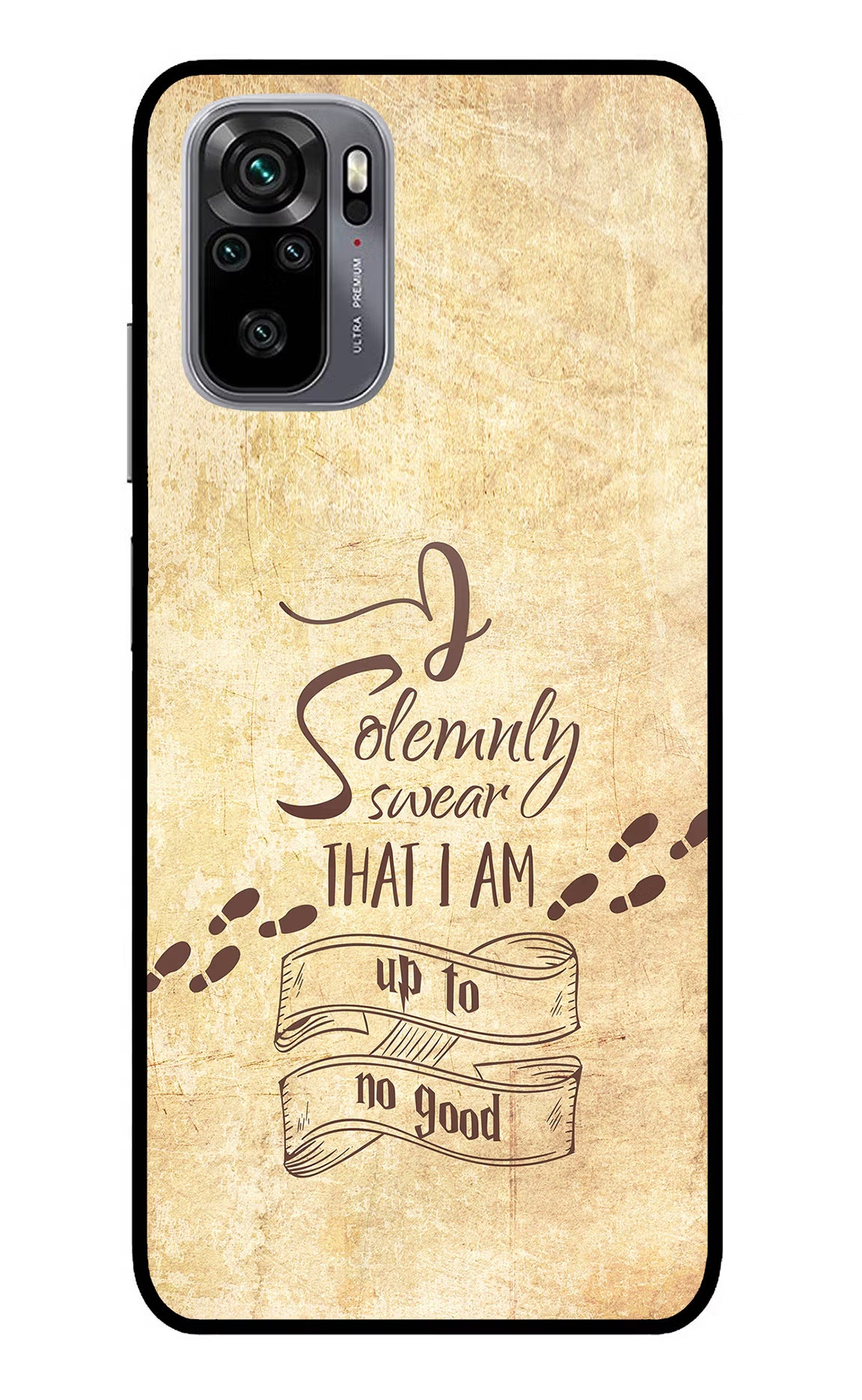 I Solemnly swear that i up to no good Redmi Note 11 SE Glass Case