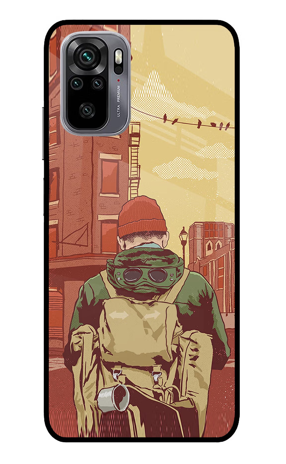 Adventurous Redmi Note 11 SE Glass Case Back Cover by Casekaro