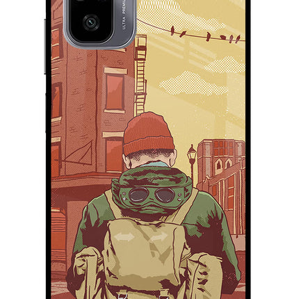 Adventurous Redmi Note 11 SE Glass Case