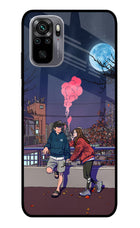 Chilling Couple Redmi Note 11 SE Glass Case