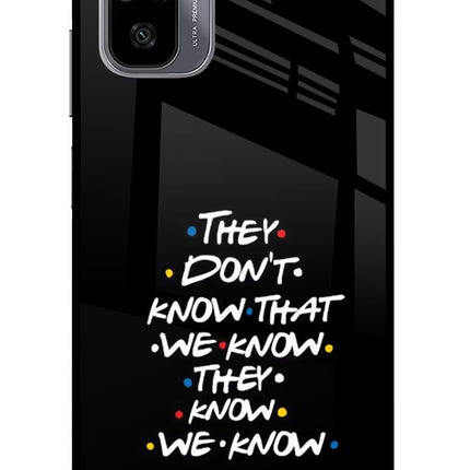 FRIENDS Dialogue Redmi Note 11 SE Glass Case