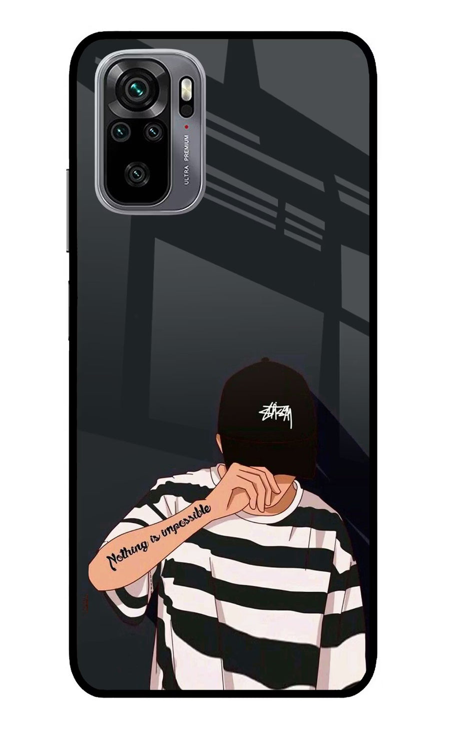 Aesthetic Boy Redmi Note 11 SE Back Cover, Glass case