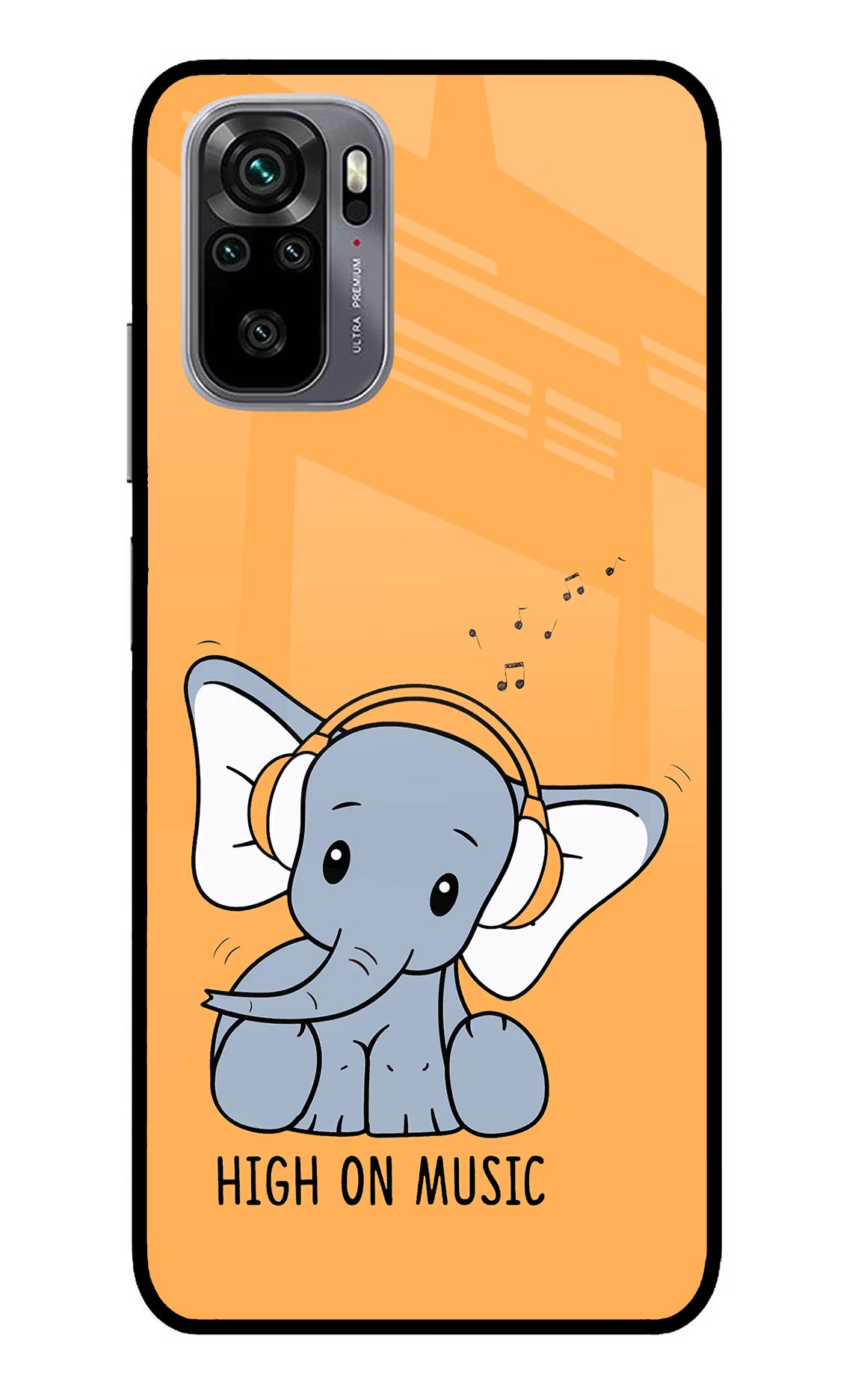 High On Music Redmi Note 11 SE Glass Case