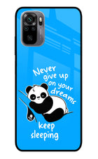 Keep Sleeping Redmi Note 11 SE Glass Case