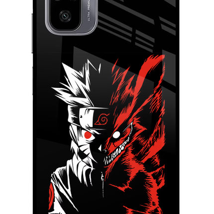 Naruto Two Face Redmi Note 11 SE Glass Case