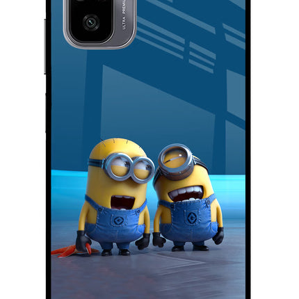 Minion Laughing Redmi Note 11 SE Glass Case