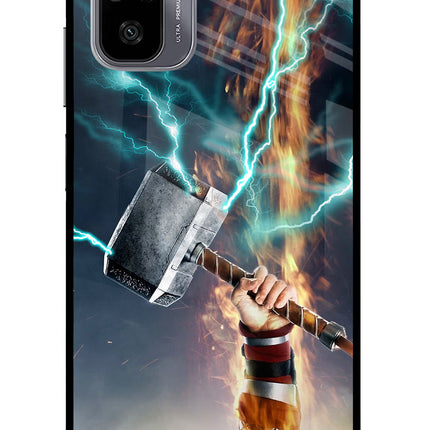 Thor Hammer Mjolnir Redmi Note 11 SE Glass Case