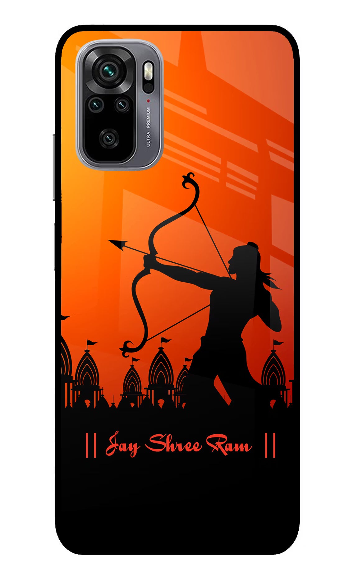Lord Ram - 4 Redmi Note 11 SE Glass Case Back Cover by Casekaro
