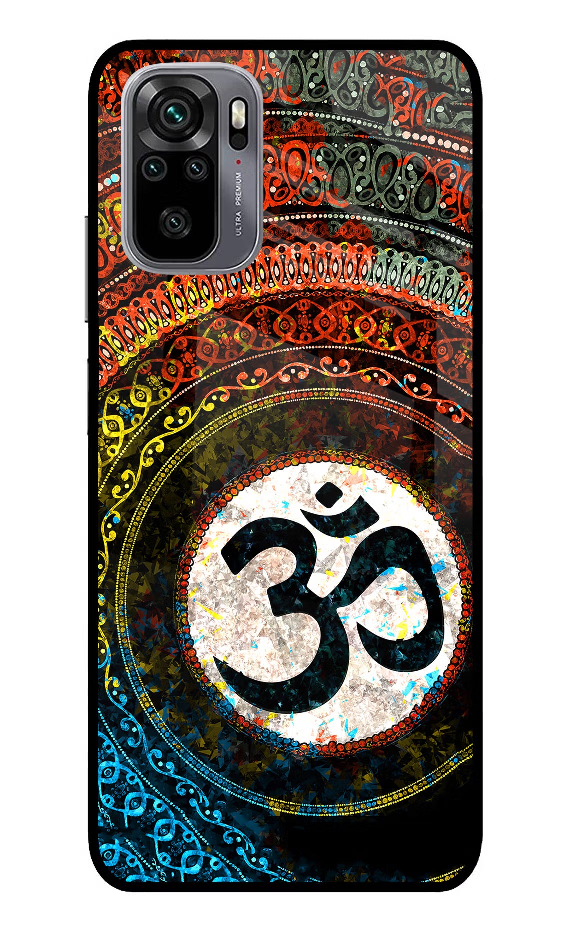 Om Cultural Redmi Note 11 SE Glass Case Back Cover by Casekaro