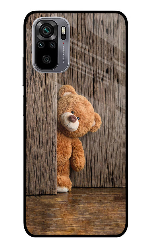 Teddy Wooden Redmi Note 11 SE Glass Case