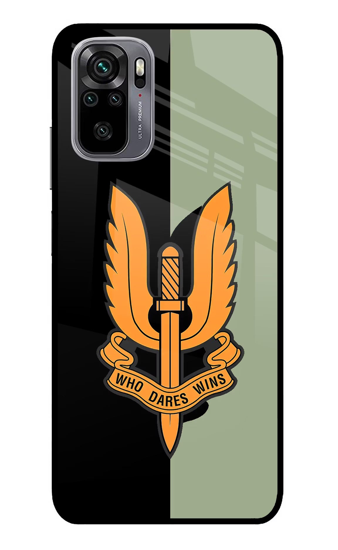 Balidan Logo Redmi Note 11 SE Glass Case Back Cover by Casekaro