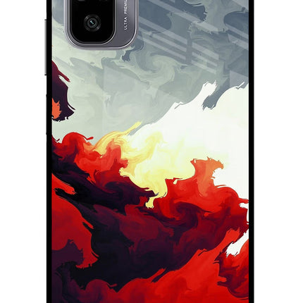Fire Cloud Redmi Note 11 SE Glass Case