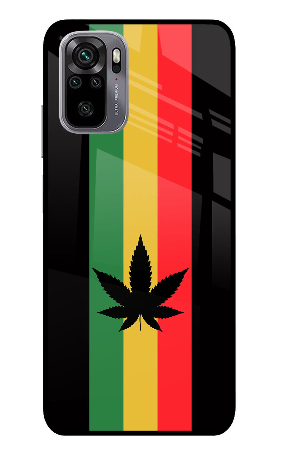 Weed Flag Redmi Note 11 SE Back Cover, Glass case