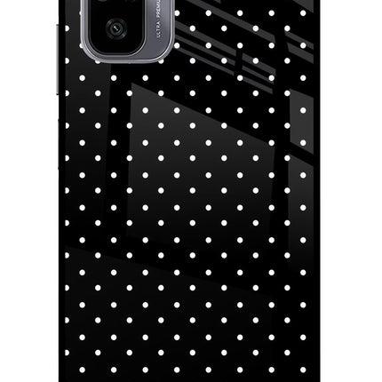 White Dots Redmi Note 11 SE Glass Case