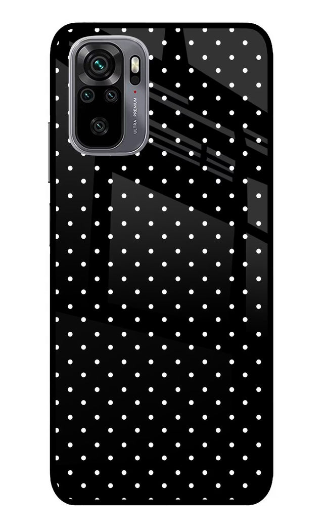 White Dots Redmi Note 11 SE Glass Case