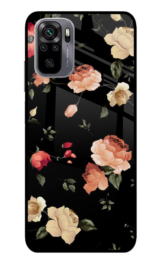 Flowers Redmi Note 11 SE Glass Case