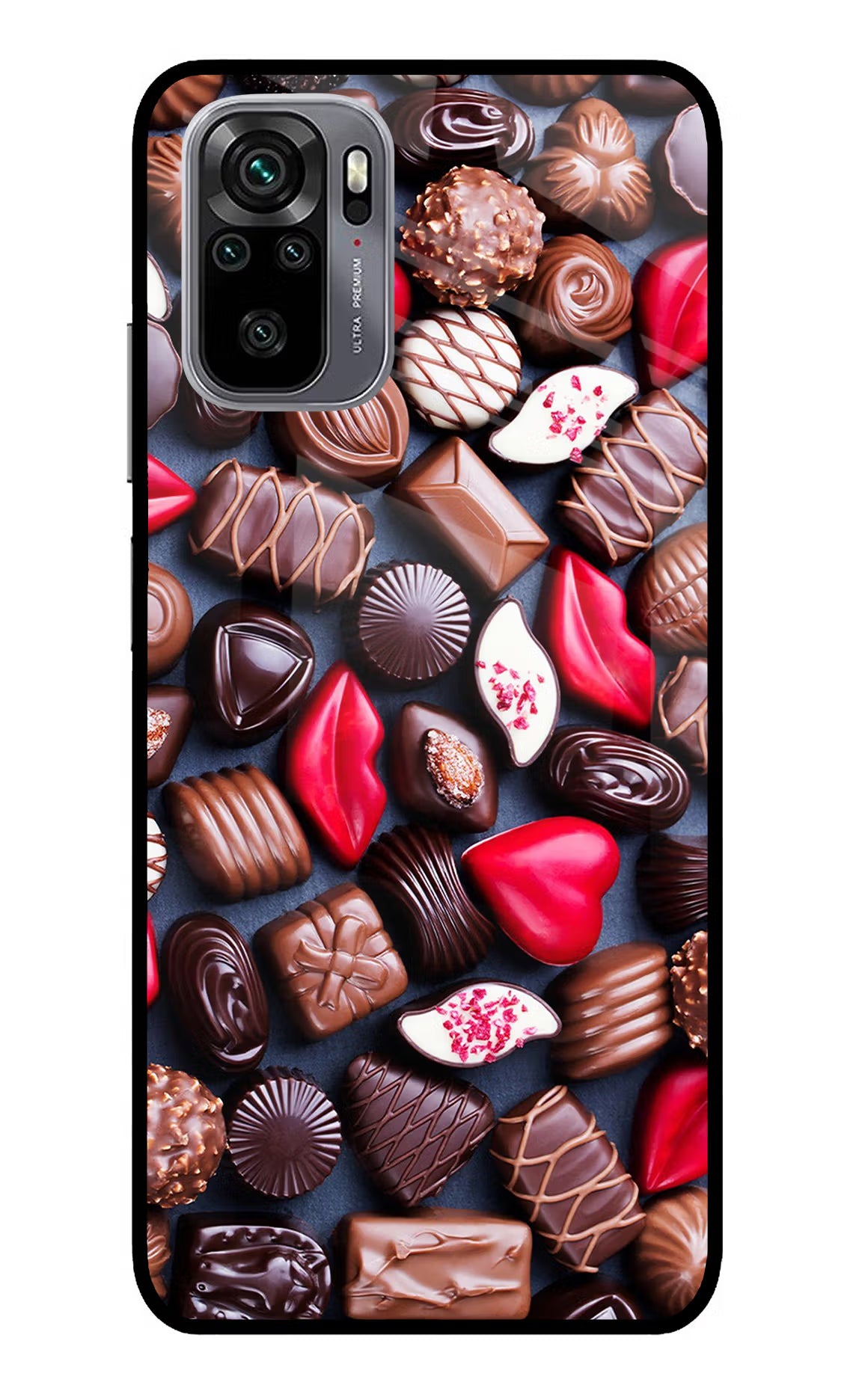 Chocolates Redmi Note 11 SE Glass Case