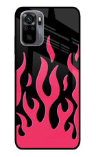 Fire Flames Redmi Note 11 SE Glass Case