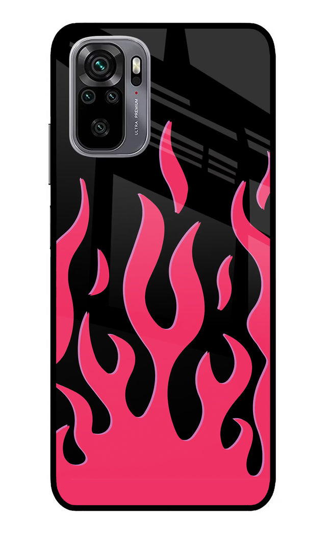Fire Flames Redmi Note 11 SE Glass Case