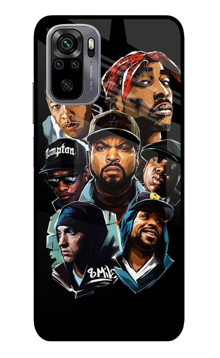 Rappers Redmi Note 11 SE Back Cover, Glass case