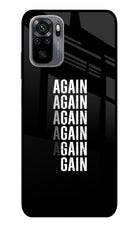 Again Again Gain Redmi Note 11 SE Glass Case