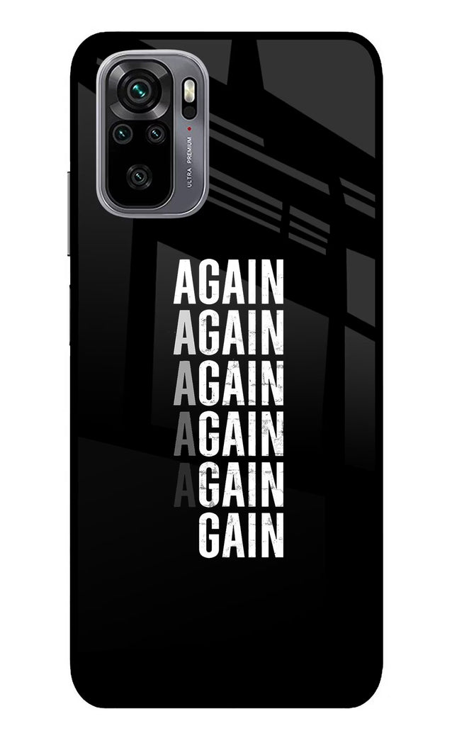 Again Again Gain Redmi Note 11 SE Glass Case
