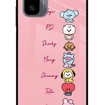 BTS names Redmi Note 11 SE Glass Case