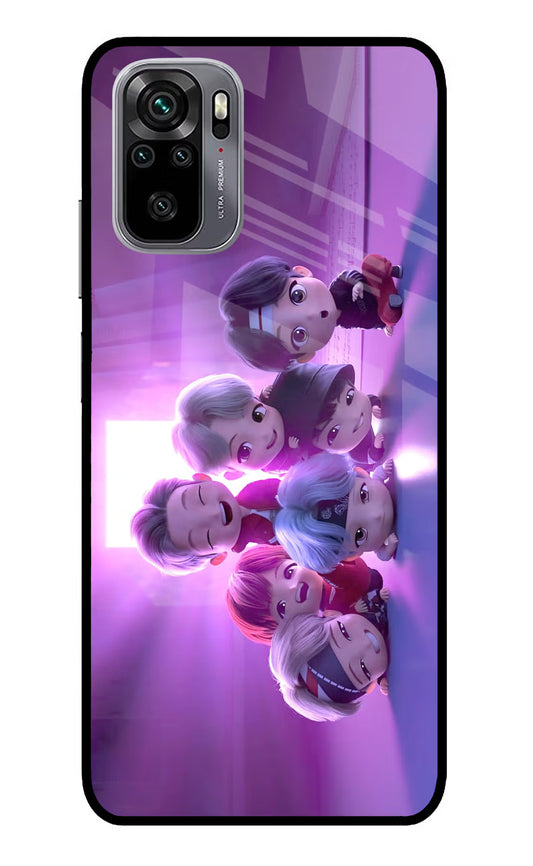 BTS Chibi Redmi Note 11 SE Glass Case