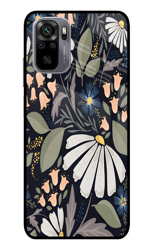 Flowers Art Redmi Note 11 SE Glass Case