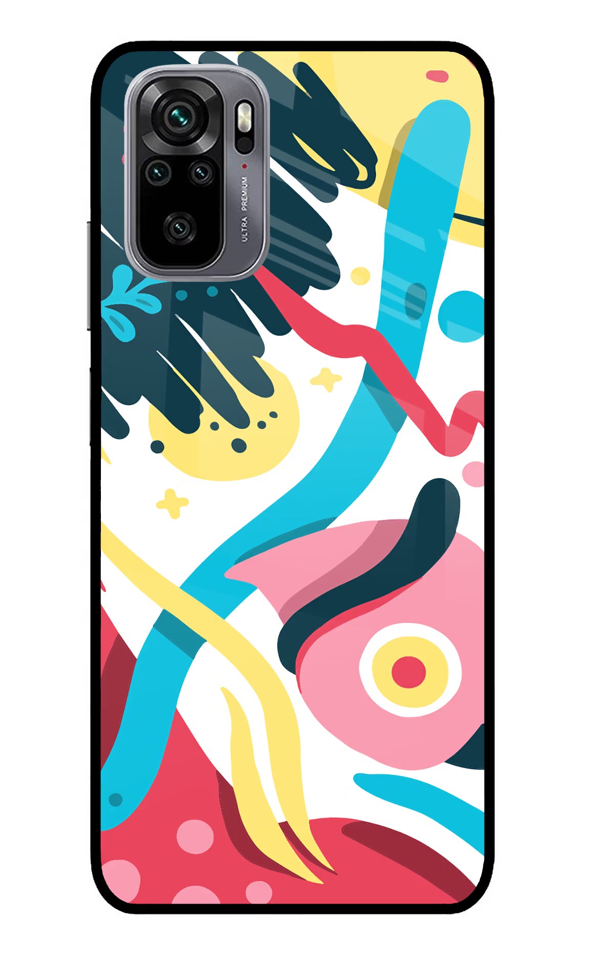 Trippy Redmi Note 11 SE Glass Case Back Cover by Casekaro