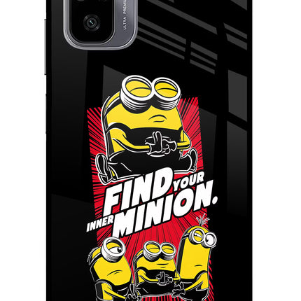 Find your inner Minion Redmi Note 11 SE Glass Case