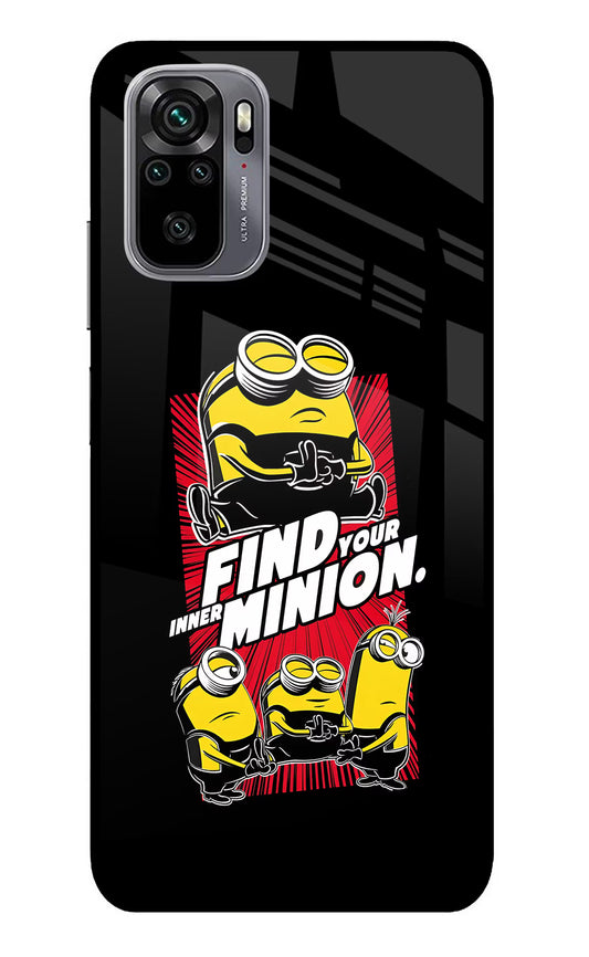 Find your inner Minion Redmi Note 11 SE Glass Case